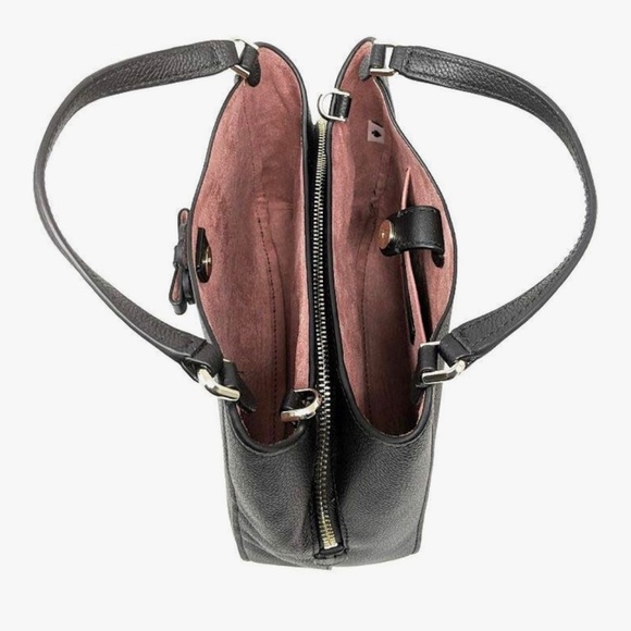 Kate Spade Handbag sm Triple Compartment Satchel Talia Crossbody Bag (Black) - Picture 7 of 7